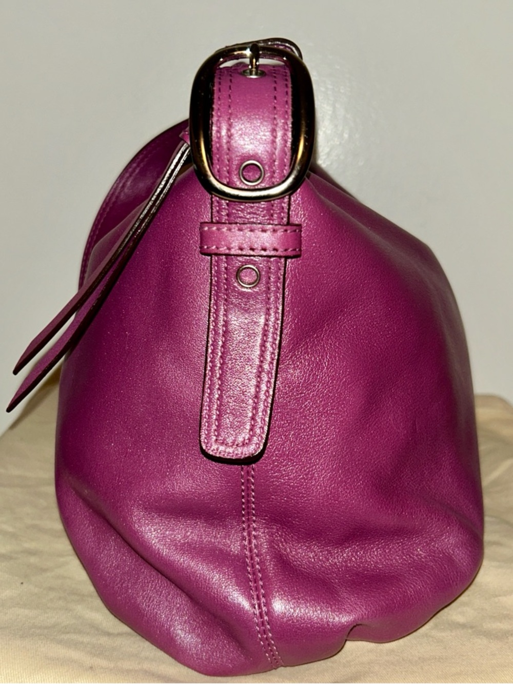 Coach Madison Convertible Leather Shoulder Bag . Dust Bag Included - Picture 6 of 10